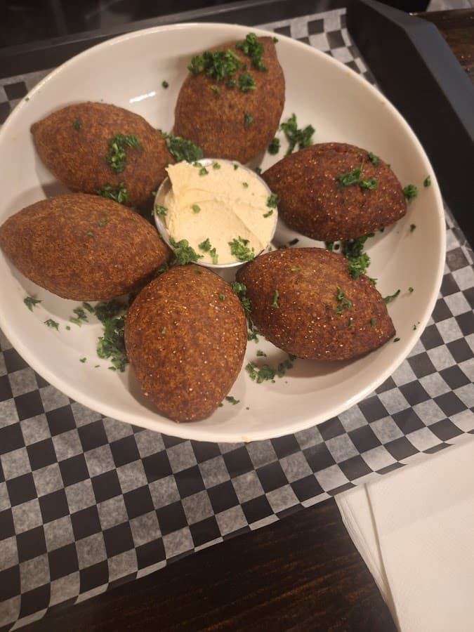 Fried kibbeh appetizer