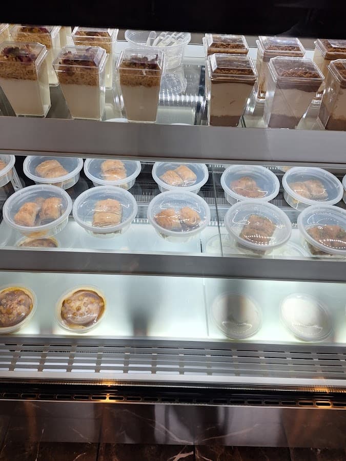 Dessert display case